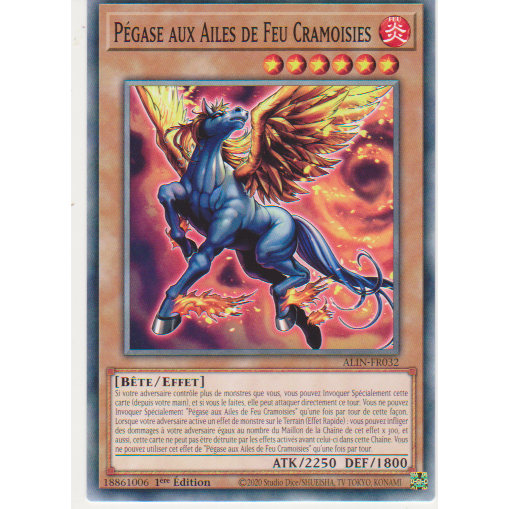ALIN Pégase aux Ailes de Feu Cramoisies