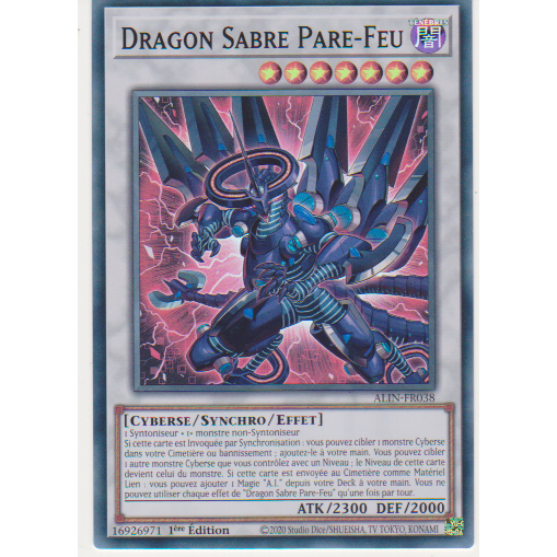 ALIN Dragon Sabre Pare-Feu