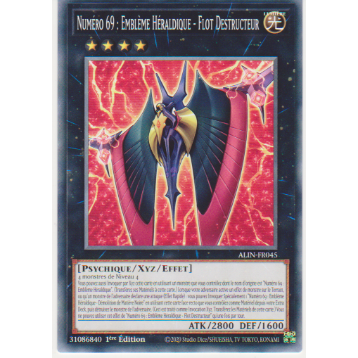 ALIN  Numéro 69 : Emblème Héraldique - Flot Destructeur