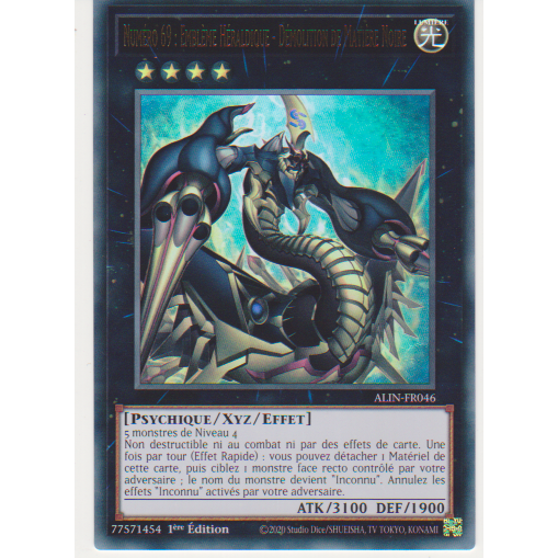 ALIN Numéro 69 : Emblème Héraldique - Démolition de Matière Noire (V.1 - Ultra Rare)