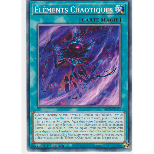 ALIN Éléments Chaotiques