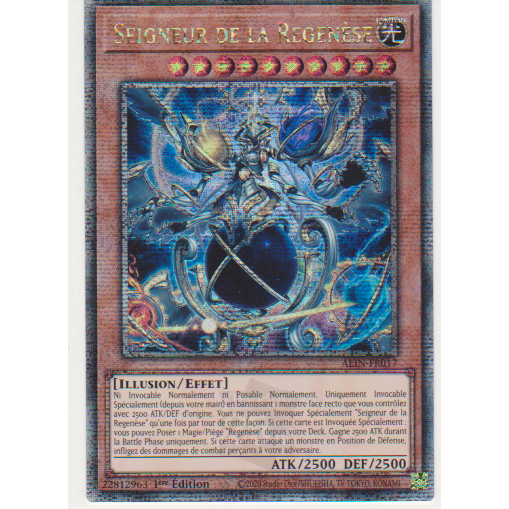 ALIN Seigneur de la Regenèse (V.2 - Quarter Century Secret Rare)