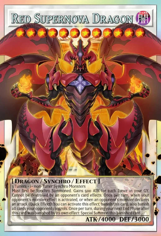 BLGG-FR139 Dragon Supernova Rouge - French (NM)(V.1 - Ultra Rare)