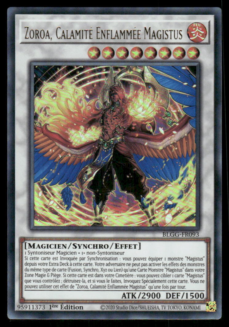 BLGG-FR093 Zoroa, Calamité Enflammée Magistus - French (NM)