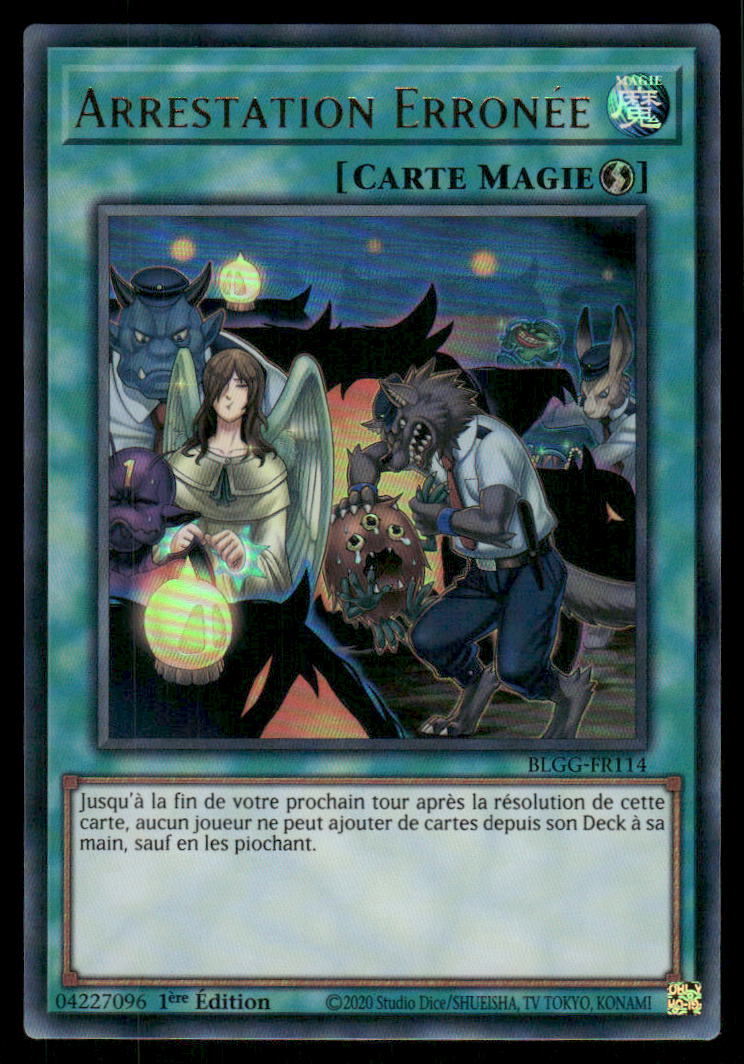 BLGG-FR114 Arrestation Erronée - French (NM)(V.2 - Starlight Rare)