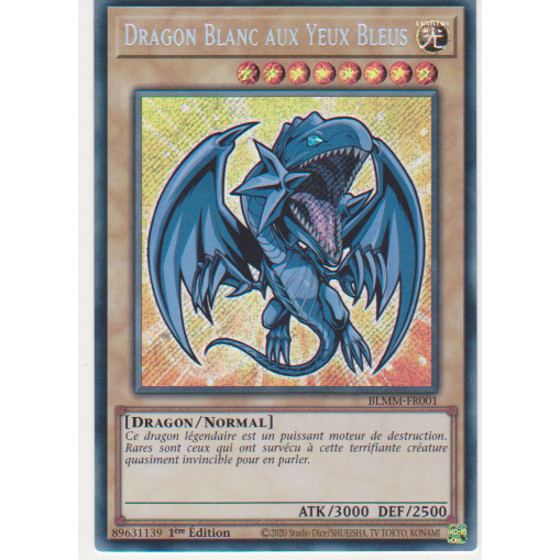 BLMM  Dragon Blanc aux Yeux Bleus (V.2 - Starlight Rare)
