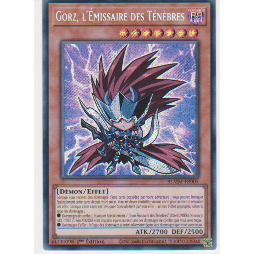 BLMM Gorz, l'Émissaire des Ténèbres (V.1 - Secret Rare)