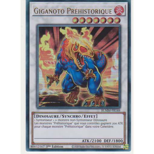 BLMM Giganoto Préhistorique