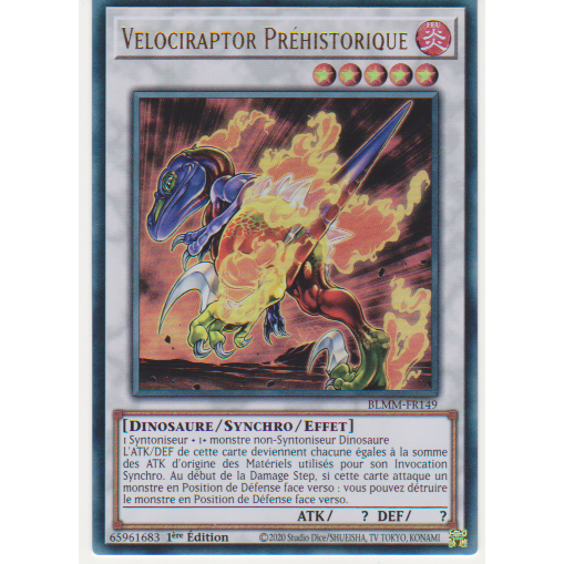 BLMM  Velociraptor Préhistorique