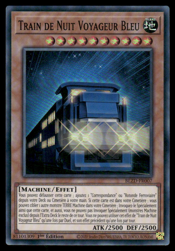 BLZD-FR007 Train de Nuit Voyageur Bleu - French (NM)