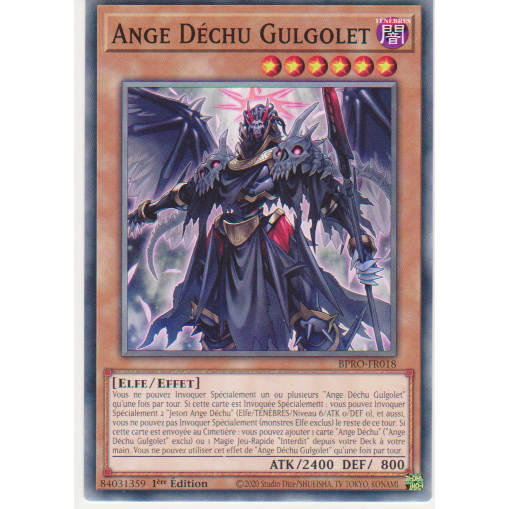 BPRO Ange Déchu Gulgolet