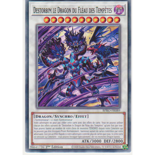 BPRO Destorbim le Dragon du Fléau des Tempêtes