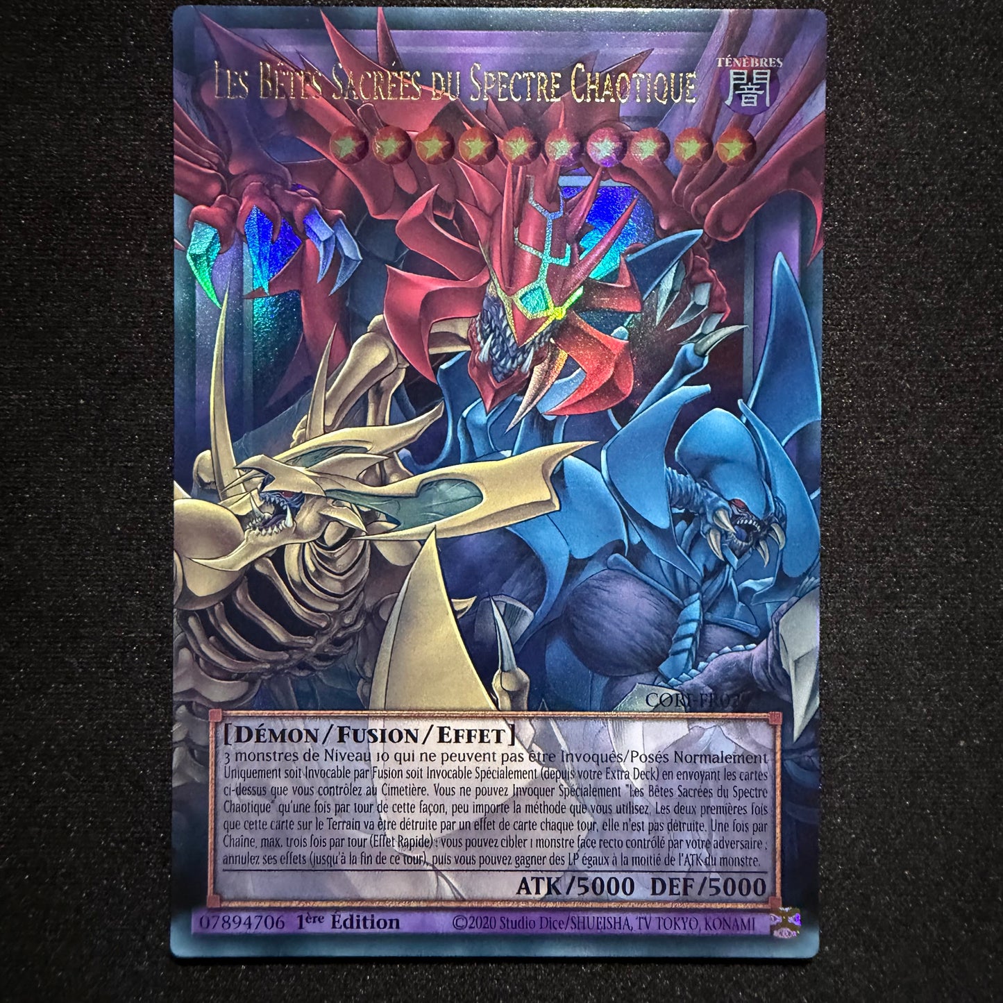 CORI-FR029 Les Bêtes Sacrées du Spectre Chaotique - French (NM)(V.2 - Ultra Rare)