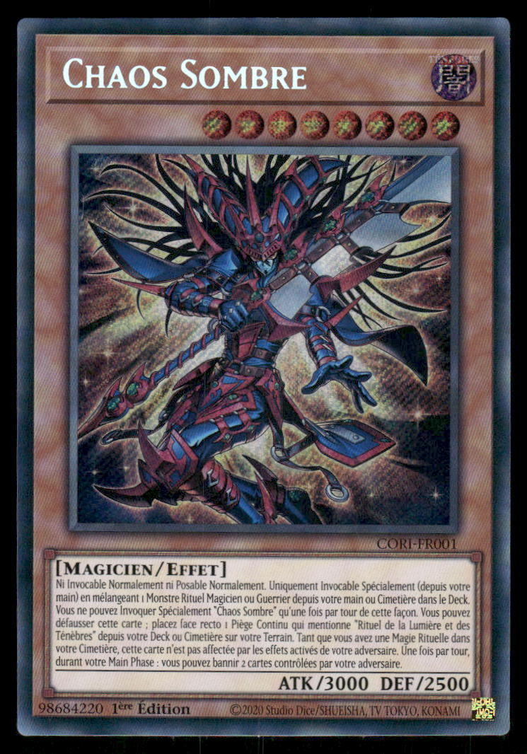 CORI-FR001 Chaos Sombre - French (NM)(V.1 - Secret Rare)