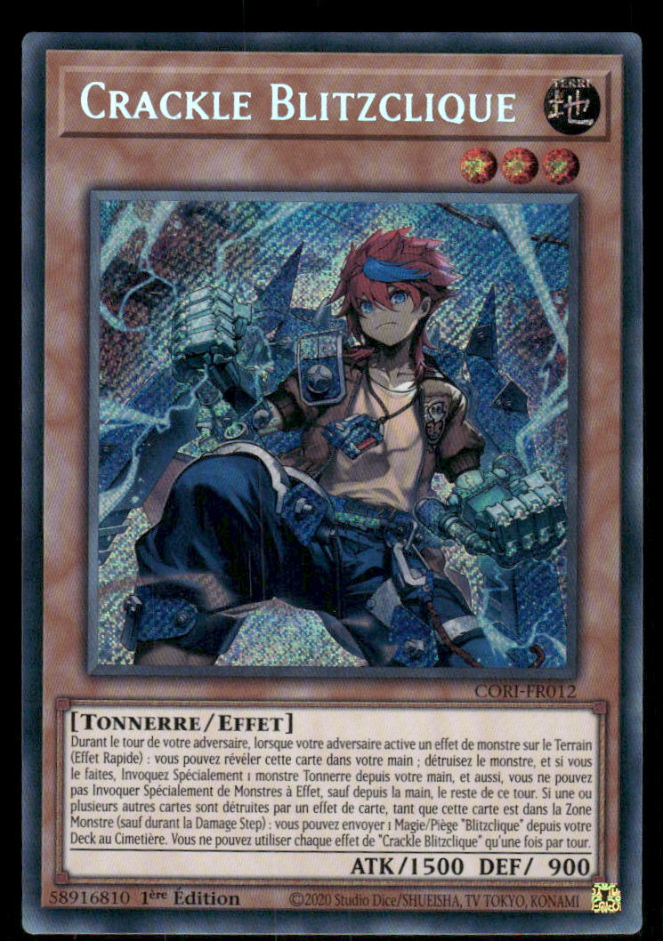 CORI-FR012 Crackle Blitzclique - French (NM)(V.1 - Secret Rare)