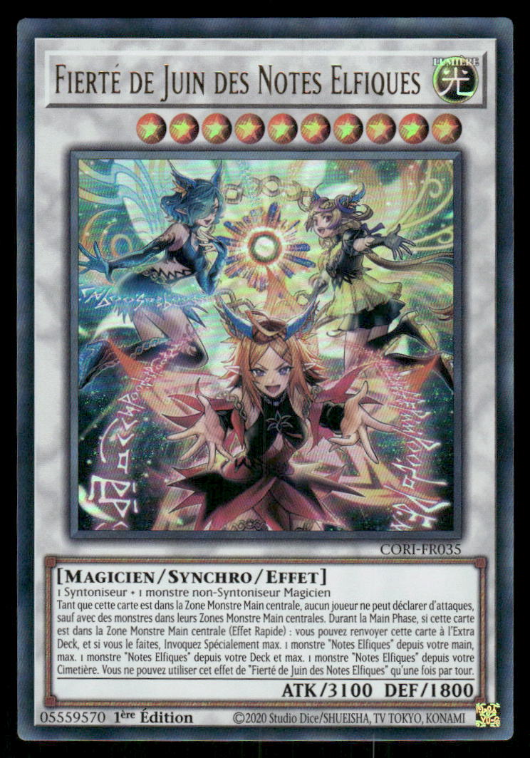 CORI-FR035 Fierté de Juin des Notes Elfiques - French (NM)(V.1 - Ultra Rare)
