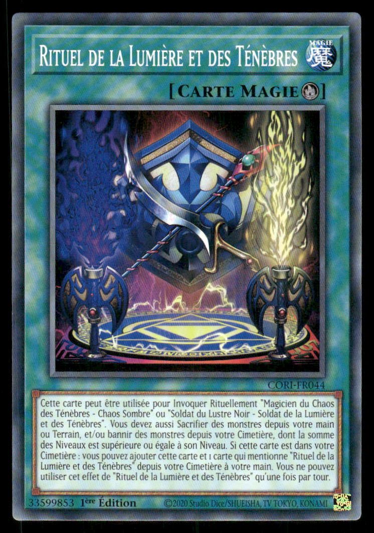 CORI-FR044 Rituel de la Lumière et des Ténèbres - French (NM)