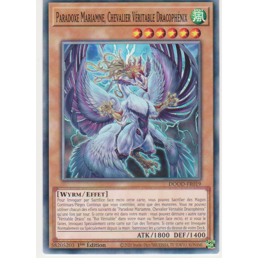 DOOD  Paradoxe Mariamne, Chevalier Véritable Dracophénix