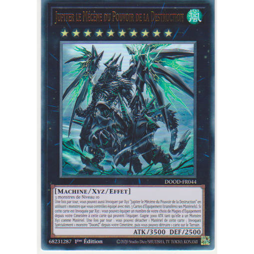 DOOD  Jupiter le Mécène du Pouvoir de la Destruction (V.2 - Starlight Rare)