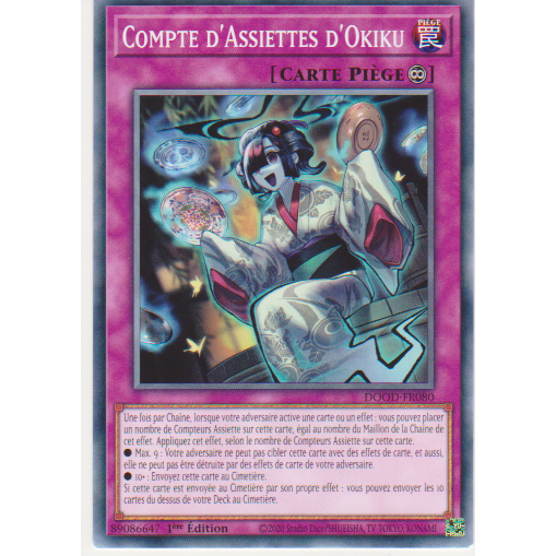 DOOD  Compte d'Assiettes d'Okiku
