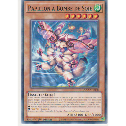 DOOD  Papillon à Bombe de Soie