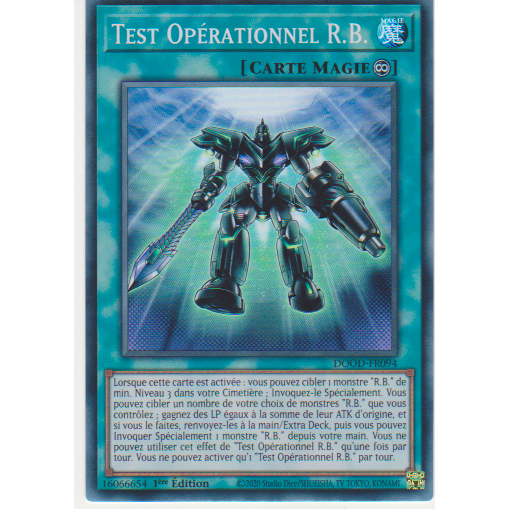 DOOD  Test Opérationnel R.B.