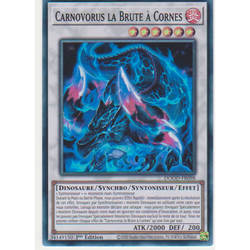 DOOD  Carnovorus la Brute à Cornes