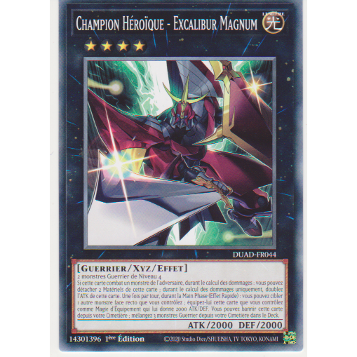 DUAD  Champion Héroïque - Excalibur Magnum