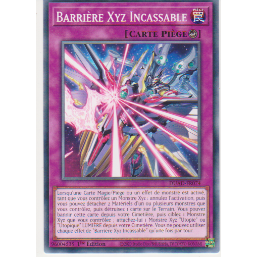 DUAD  Barrière Xyz Incassable