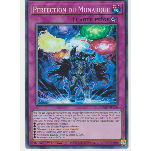 DUAD  Perfection du Monarque