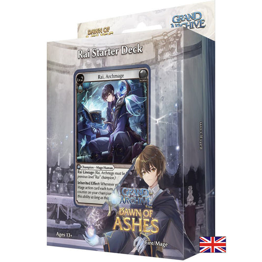 Grand Archive - Rai Starter Deck - Dawn of Ashes (Anglais)