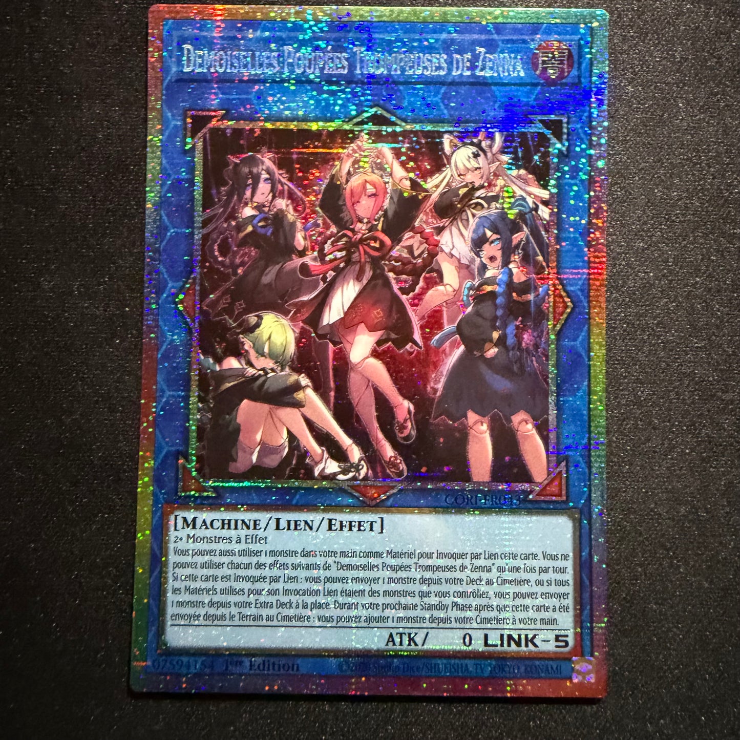 CORI-FR043 Demoiselles Poupées Trompeuses de Zenna - French (NM)(V.2 - Starlight Rare)