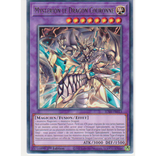 JUSH  Mystérion le Dragon Couronne