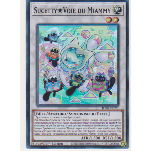 JUSH  SucettyVoie du Miammy (V.2 Super Rare)