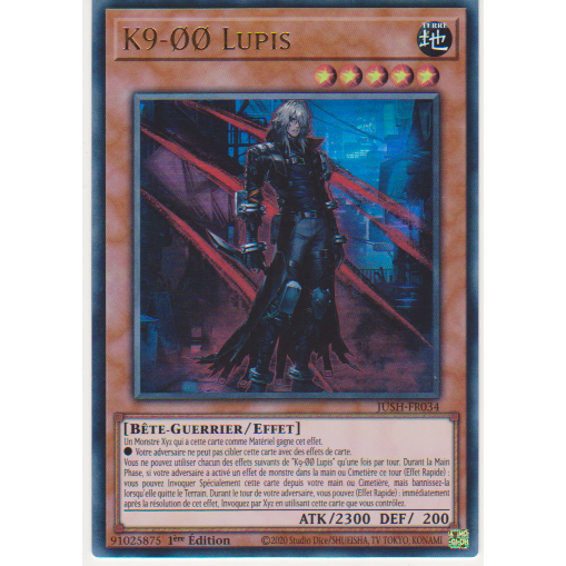 JUSH  K9-ØØ Lupis (V.3 Starlight Rare)