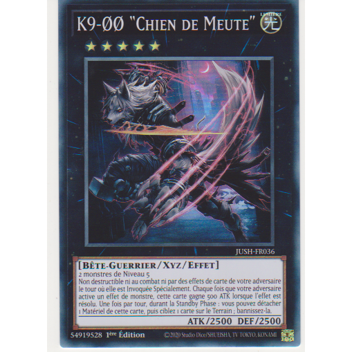 JUSH K9-ØØ "Chien de Meute" (V.2 Super Rare)