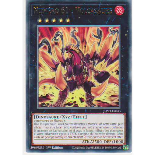 JUSH  Numéro 61 : Volcasaure