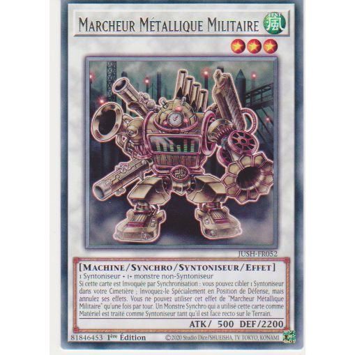 JUSH  Marcheur Métallique Militaire