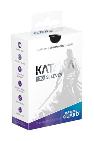 Katana Noir - Ultimate Guard 100 protège-cartes - Sleeves Standard
