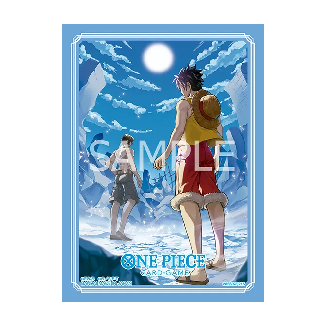 Luffy et Ace - Offical Card Sleeves Standard Vol.15 - One Piece Card Game