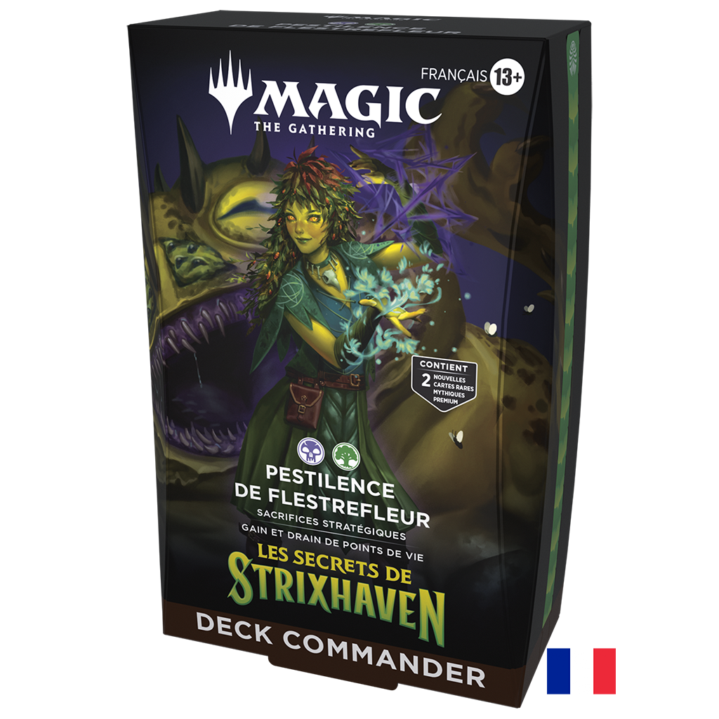 Deck Commander - Pestilence de Flestrefleur - Les Secrets de Strixhaven - Magic: The Gathering
