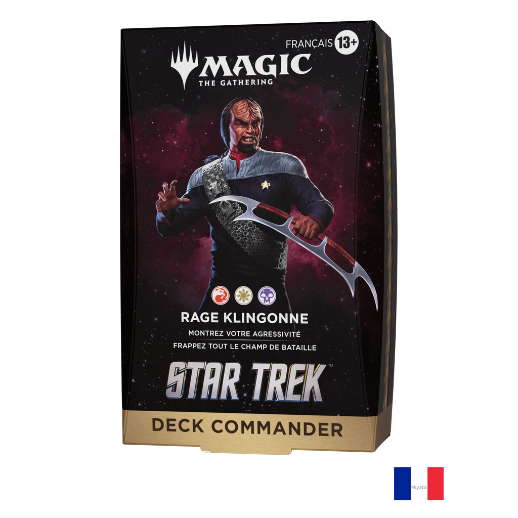 Deck Commander - Rage klingonne - Star Trek - Magic: The Gathering - Français — 1 deck individuel — drapeau français