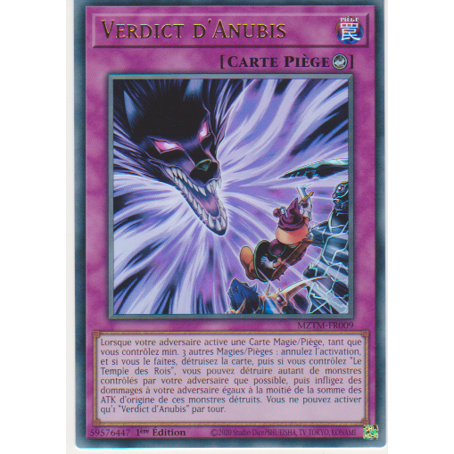 MZTM  Verdict d'Anubis