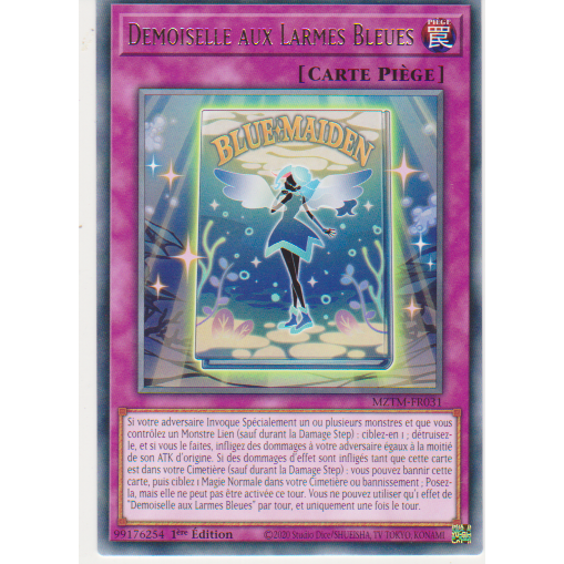 MZTM  Demoiselle aux Larmes Bleues