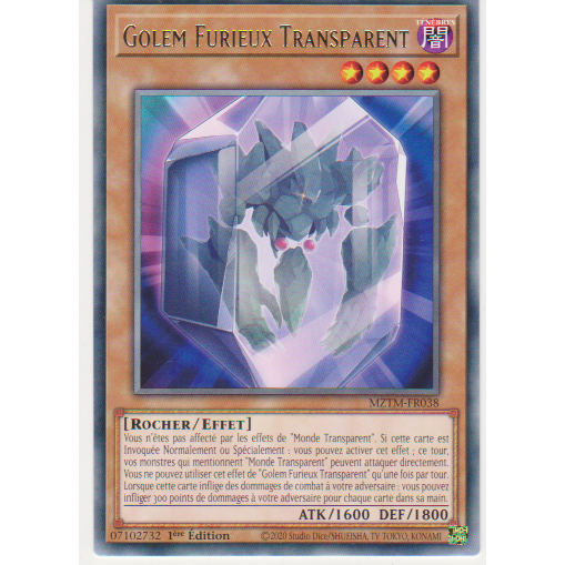 MZTM Golem Furieux Transparent