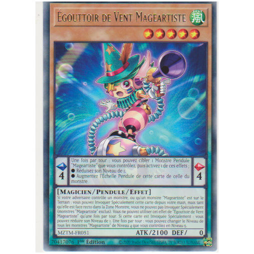 MZTM Égouttoir de Vent Mageartiste
