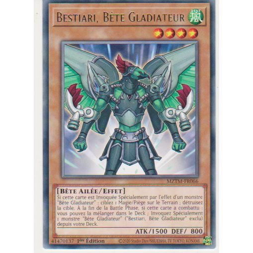 MZTM  Bestiari, Bête Gladiateur