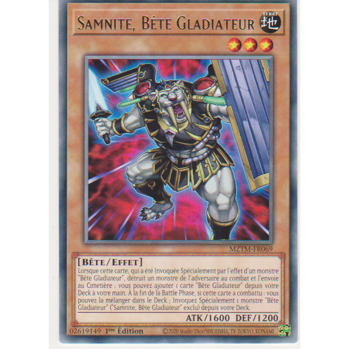 MZTM  Samnite, Bête Gladiateur