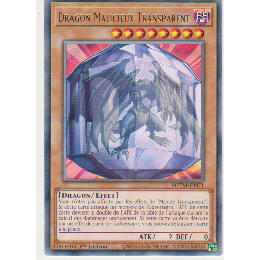 MZTM  Dragon Malicieux Transparent