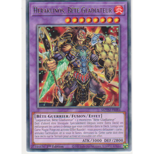 MZTM  Heraklinos, Bête Gladiateur